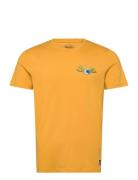 T-Shirt Eye H Y Cotton Von Dutch Tops T-Kortærmet Skjorte Yellow Von D...