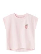 Nmfvarutti Capsl Loose Top Tops T-Kortærmet Skjorte Pink Name It
