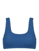 Tulum Top Swimwear Bikinis Bikini Tops Bandeau Bikinitops Blue Missya
