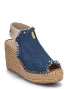 Jess Tyne Denim Sko Med Kilehæl Blue Replay