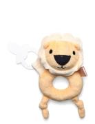 Ring Rattle Yellow Lion Toys Baby Toys Rattles Multi/patterned Geggamo...