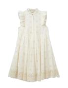 Helenasw Dress Knælang Kjole Cream Sofie Schnoor
