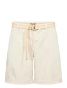 Sc-Rovena Bottoms Shorts Chino Shorts Cream Soyaconcept