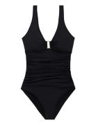Lrl Beach Club Solid Ring Ots U/W S Badedragt Badetøj Black Lauren Ral...