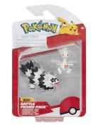 Pokemon Battle Figure Galarian Zigzagoon & Togetic Toys Playsets & Act...