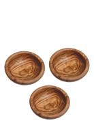 Dipskål 3Stk Home Tableware Bowls & Serving Dishes Serving Bowls Brown...