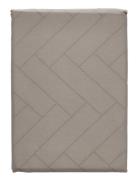 Tablecloth 140X320 Tiles Damask Taupe Home Textiles Kitchen Textiles T...