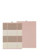 Viskestykke Blocks 2 Stk. Home Textiles Kitchen Textiles Kitchen Towel...