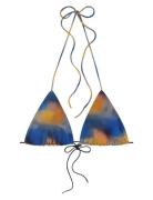 The Pallas Top Swimwear Bikinis Bikini Tops Triangle Bikinitops Multi/...
