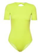 Whitney Bathing Suit Badedragt Badetøj Green WOOD WOOD