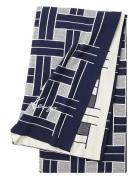 Kweave Throw Home Textiles Cushions & Blankets Blankets & Throws Navy ...