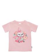 Mys Krans T-Shirt Tops T-Kortærmet Skjorte Pink MUMIN