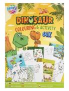 Colouring & Activity Book A4 Dino, 64 Pages Toys Creativity Drawing & ...