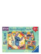 Disney Stitch Aloha 3X49P Toys Puzzles And Games Puzzles Classic Puzzl...