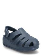 Flip-Flops With Velcro Straps Shoes Summer Shoes Sandals Navy Mango