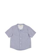 Tage Tops Shirts Short-sleeved Shirts Blue MarMar Copenhagen