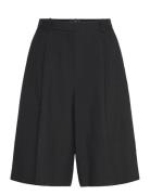 Linen-Blend Suit Bermuda Shorts Bottoms Shorts Bermudas Black Mango