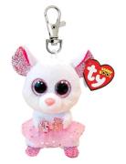 Nina - White Ballerina Mouse Clip Toys Soft Toys Stuffed Animals Multi...