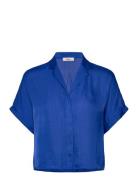 Bluesa - Pyjama Shirt Top Blue Etam