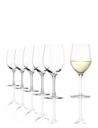 Hvidvinsglas Ultra 37,5Cl. 6 Stk Home Tableware Glass Wine Glass White...