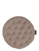 Pepper Seat Cushion Home Textiles Seat Pads Beige LINUM