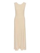 Gzmuriel Dress Maxikjole Festkjole Beige Gestuz