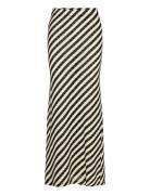 Long Striped Knitted Skirt Skirts Maxi Skirts Multi/patterned Mango