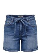Onlgianna Mw Belted Shorts Azg Dnm Noos Bottoms Shorts Denim Shorts Bl...
