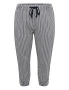 Kcnana Striped Capri Pants Bottoms Trousers Capri Trousers Navy Kaffe ...