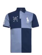 Custom Slim Fit Big Pony Mesh Polo Shirt Tops Knitwear Short Sleeve Kn...