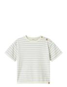 Nmmgeo Anm Ss Loose Top Lil Tops T-Kortærmet Skjorte Blue Lil'Atelier