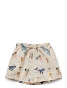 Duke Printed Board Shorts Badeshorts Beige Liewood
