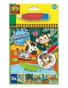 Colouring With Water - Safari Colouring Book Toys Creativity Drawing &...