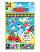 Colouring With Water - Travel Colouring Book Toys Creativity Drawing &...