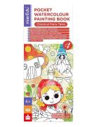 Pocket Watercolouring Book - Classic Fairy Tales Toys Creativity Drawi...