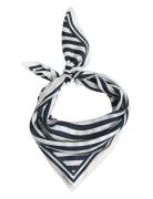 Chevron Print Silk Scarf Accessories Scarves Lightweight Scarves Silve...