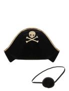 Pirate Hat And Eye Pad Toys Costumes & Accessories Character Costumes ...