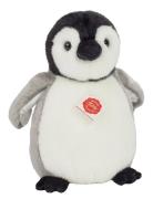 Penguin 24 Cm Toys Soft Toys Stuffed Animals Grey Teddy Hermann