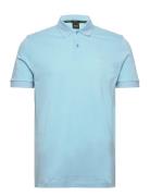 Pio 1 Sport Polos Short-sleeved Blue BOSS