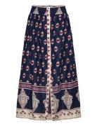 Rioll Maxi Skirt Skirts Maxi Skirts Navy Lollys Laundry