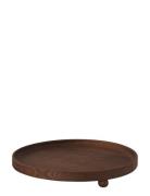 Inka Wood Tray Round Home Tableware Dining & Table Accessories Trays B...