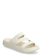 Getaway Strappy Shoes Summer Shoes Sandals Pool Sliders Cream Crocs