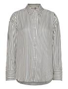 Vis Twill Easy Shirt Tops Shirts Long-sleeved White Tommy Hilfiger