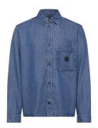 Laredo- Bo Tops Shirts Denim Shirts Blue BOSS