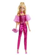 Deluxe Style Fashion Doll #5 In Metallic Pink Outfit With Corset Top A...