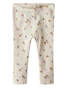 Nbfhiline Xsl Legging Bottoms Leggings Cream Name It