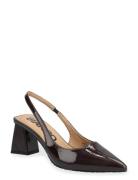 Biamaralyn Slingback Patent Shoes Heels Pumps Sling Backs Multi/patter...