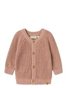 Nbnemlen Ls Knit Card Lil Noos Tops Knitwear Cardigans Pink Lil'Atelie...