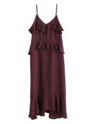 Dress Sabrin Maxikjole Festkjole Burgundy Lindex