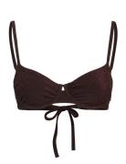 Bra Senna Lurex Swimwear Bikinis Bikini Tops Bandeau Bikinitops Brown ...